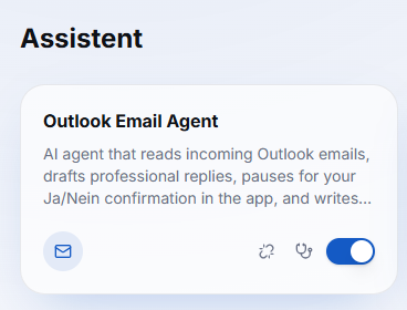 Outlook email agent