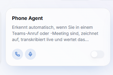 Phone agent for Teams calls